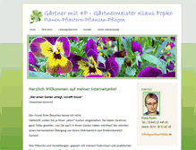 Tablet Screenshot of gaertnermit4p.de